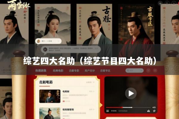 综艺四大名助(综艺节目四大名助)
