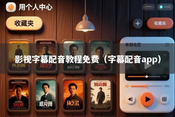 影视字幕配音教程免费(字幕配音app)