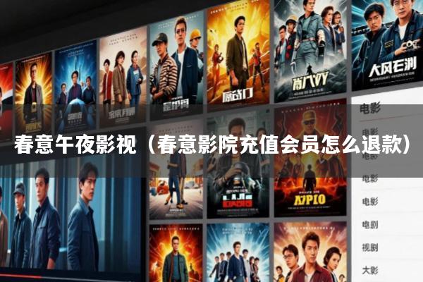 春意午夜影视(春意影院充值会员怎么退款)