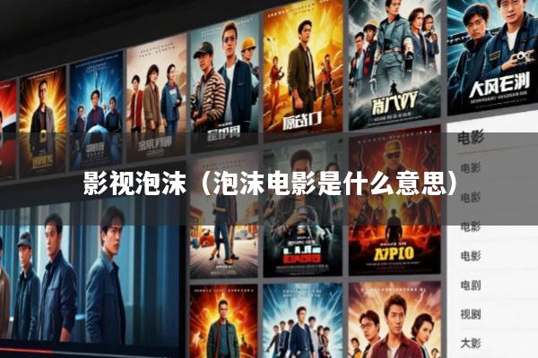 影视泡沫(泡沫电影是什么意思)