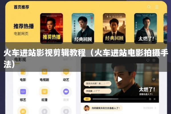 火车进站影视剪辑教程(火车进站电影拍摄手法)